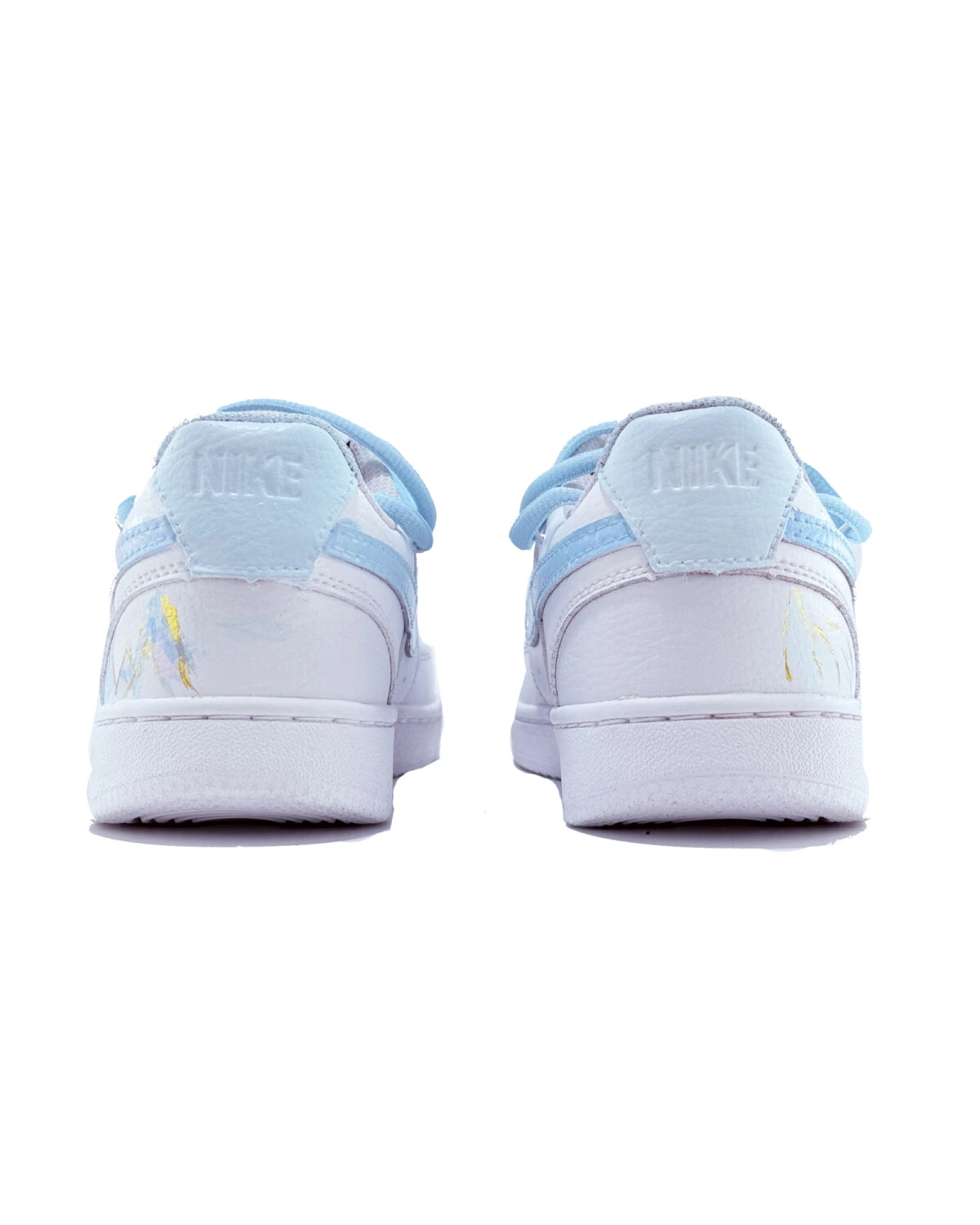 Nike Court Vision 1 унисекс кроссовки с китайским принтом синие картинка