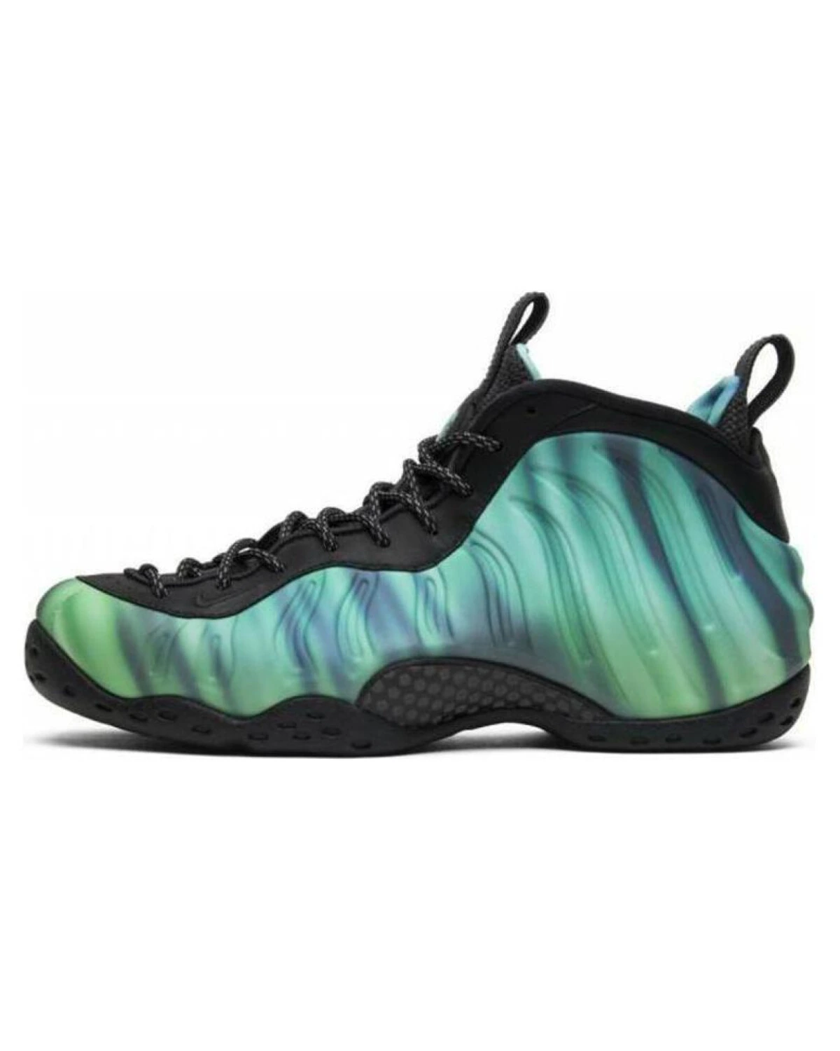 Nike Foamposite One Northern Lights мужские кроссовки средние баскетбольные зеленые картинка