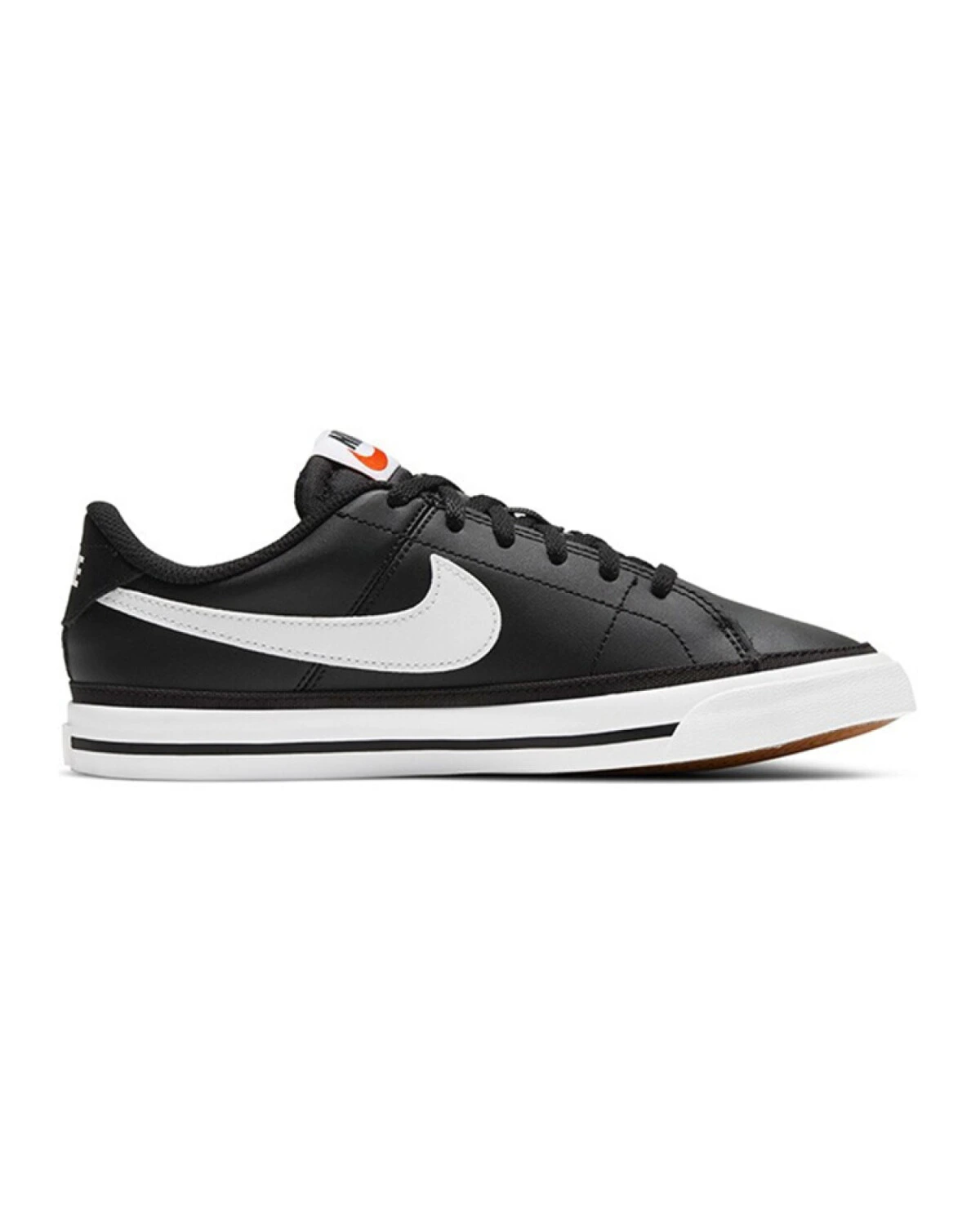Nike Court Legacy детские кеды черно-белые комфортные картинка