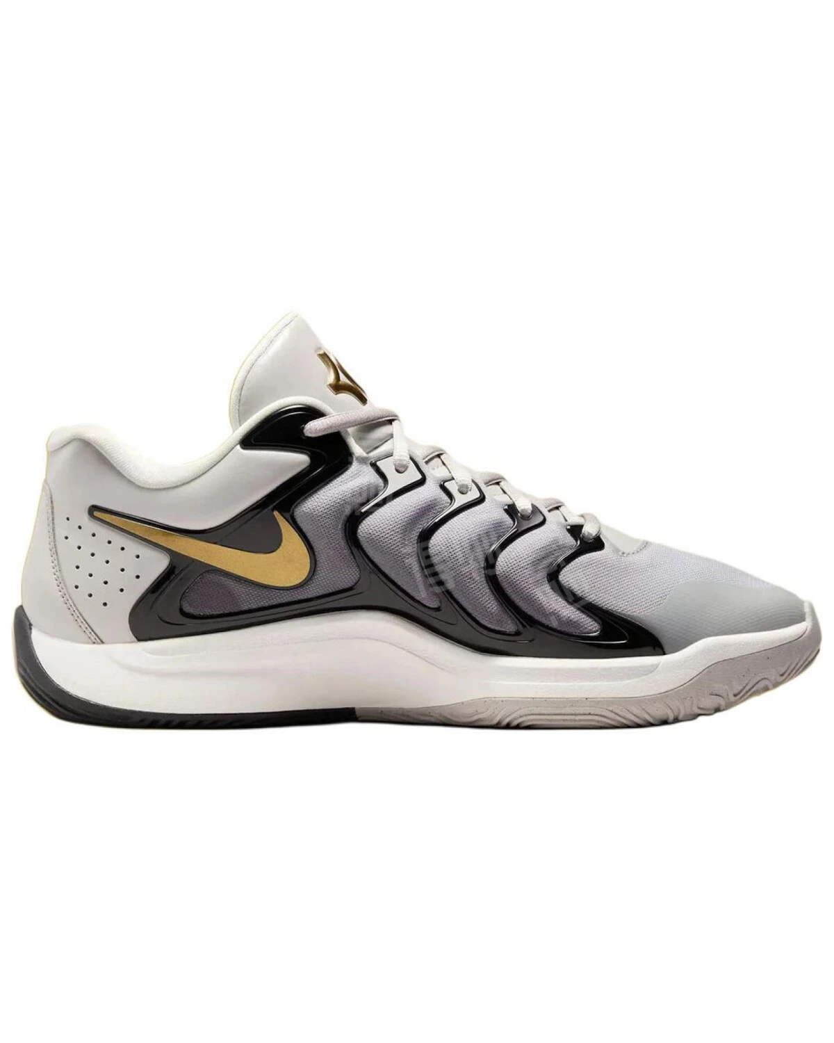 Nike KD 17 “Light Iron Ore” unisex баскетбольные кроссовки противоскользящие черно-серые картинка