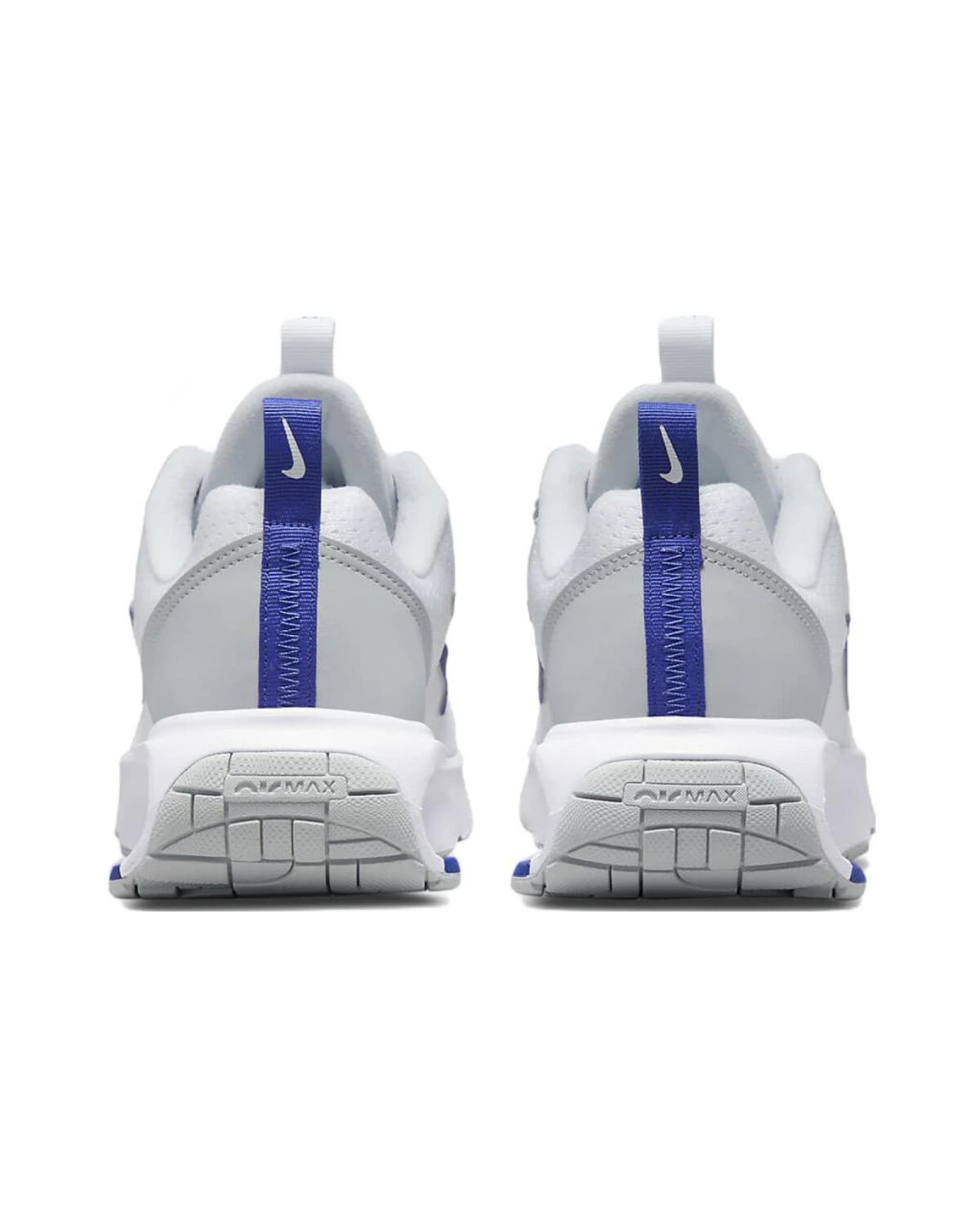 Nike Air Max INTRLK Lite женские спортивные кроссовки тканевые бело-синие картинка