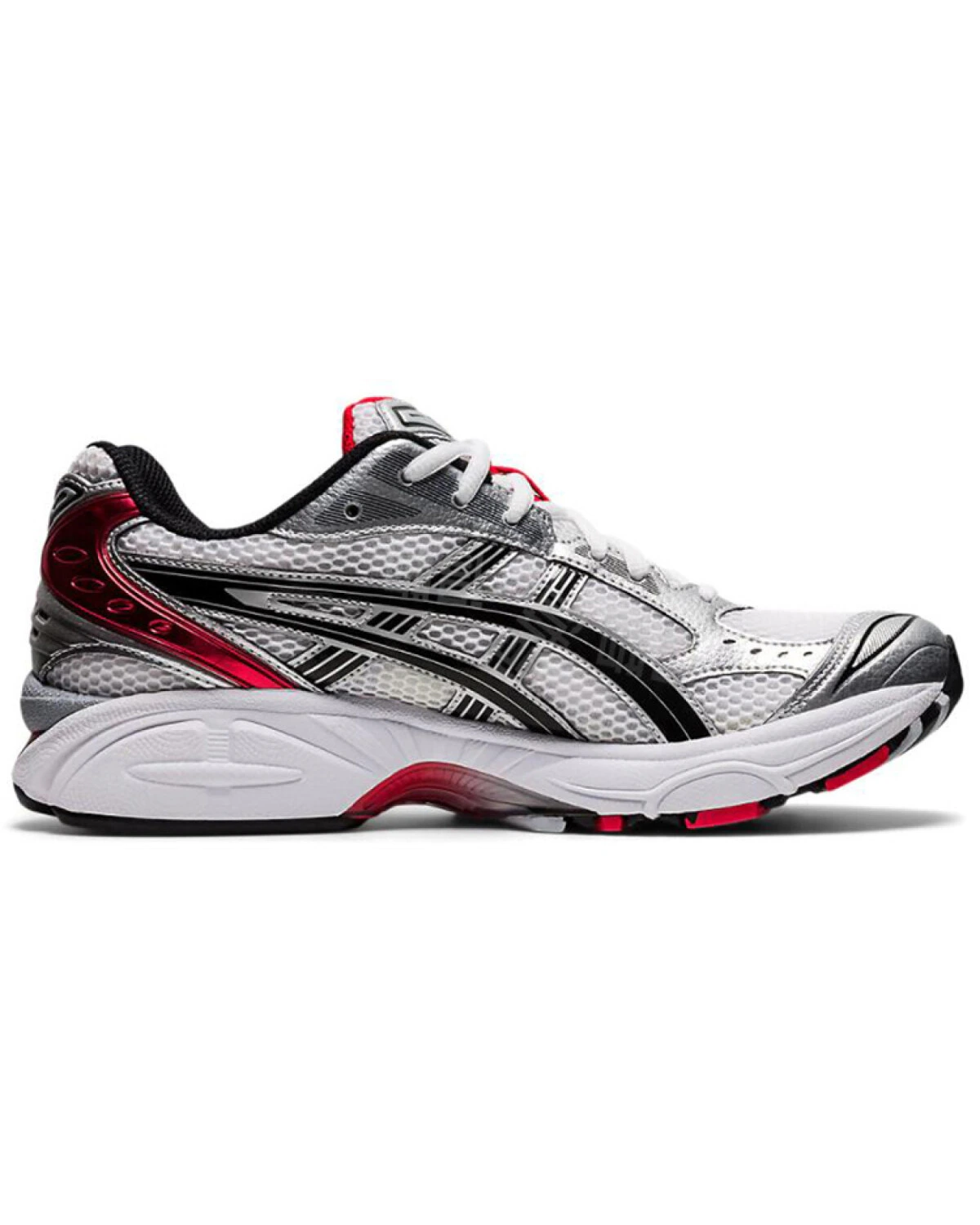 Asics Gel-Kayano 14 унисекс кроссовки для бега с амортизацией бело-красные картинка