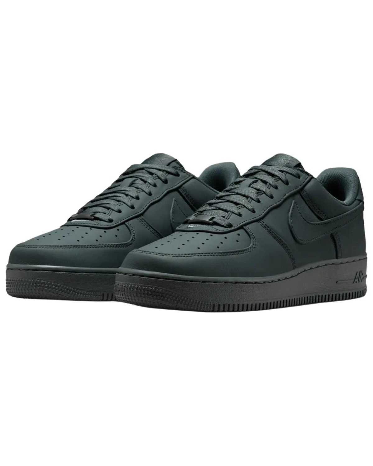 Nike Air Force 1 Low Retro Premium мужские кроссовки кожаные зеленые картинка