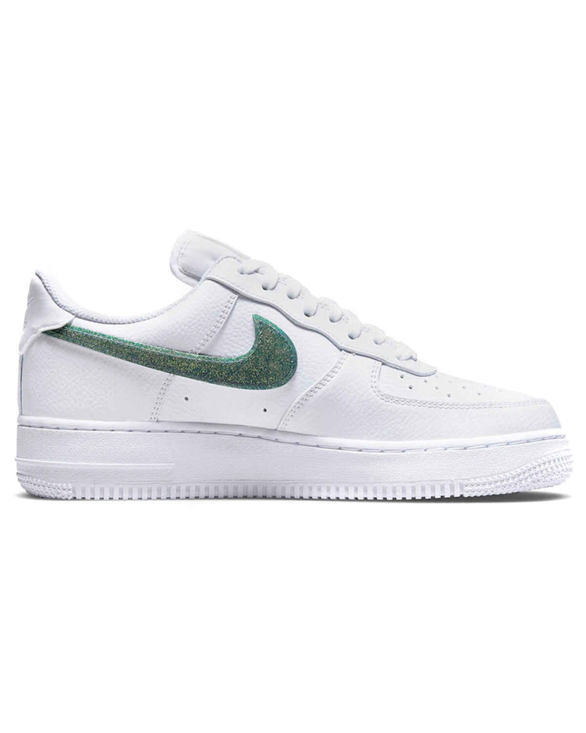 Nike Air Force 1 женские кроссовки белые из натуральной кожи картинка