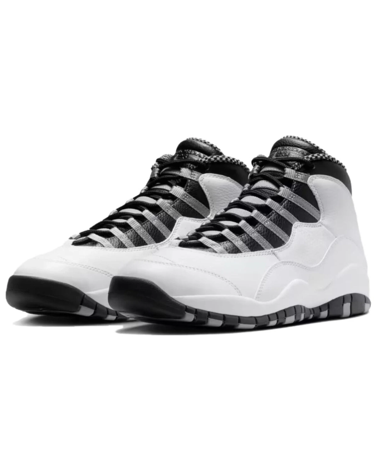 Jordan Air Jordan 10 OG “Steel” мужские кроссовки белые высокие картинка