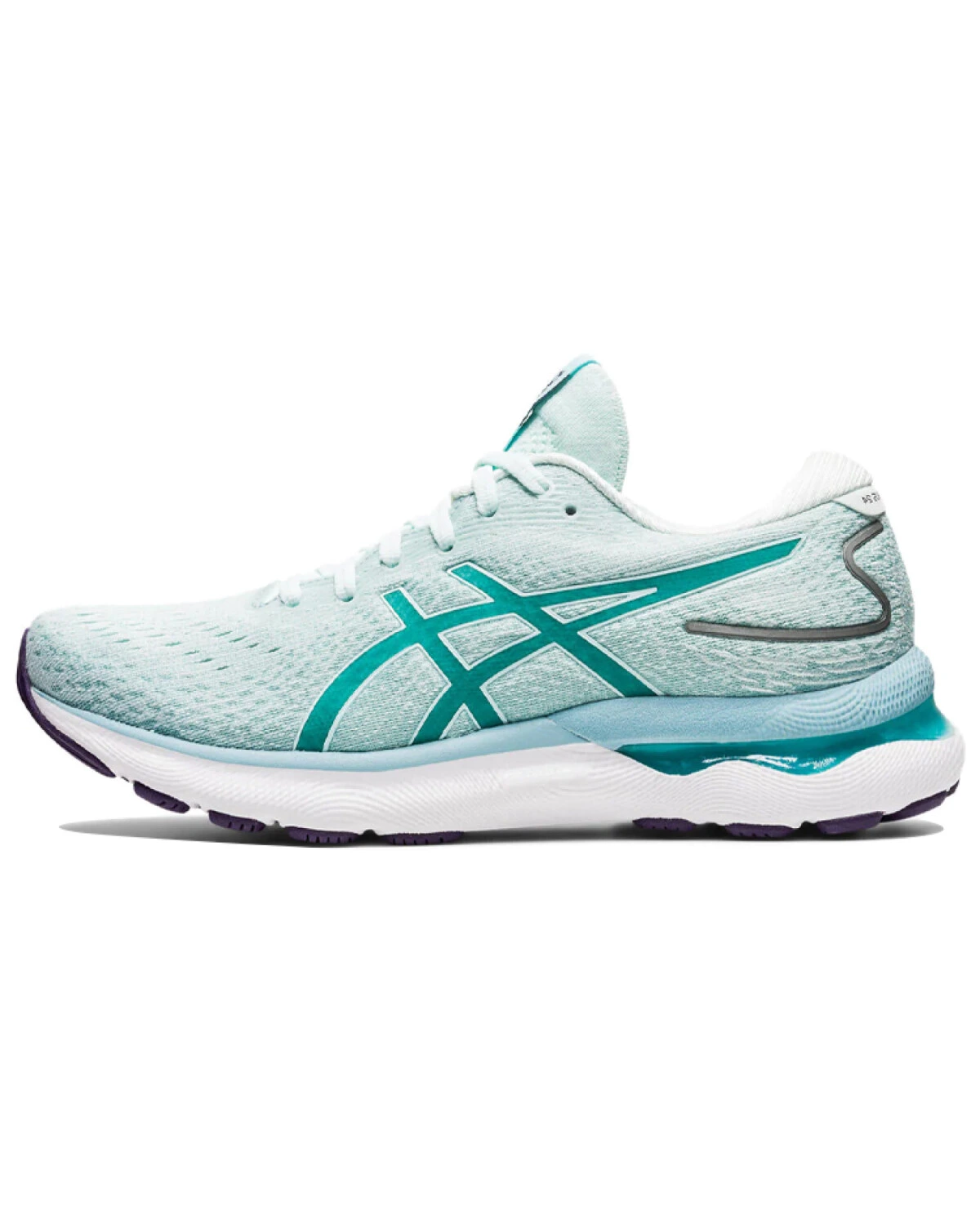 Asics GEL-Nimbus 24 женские кроссовки для марафона сетчатые бирюзовые картинка