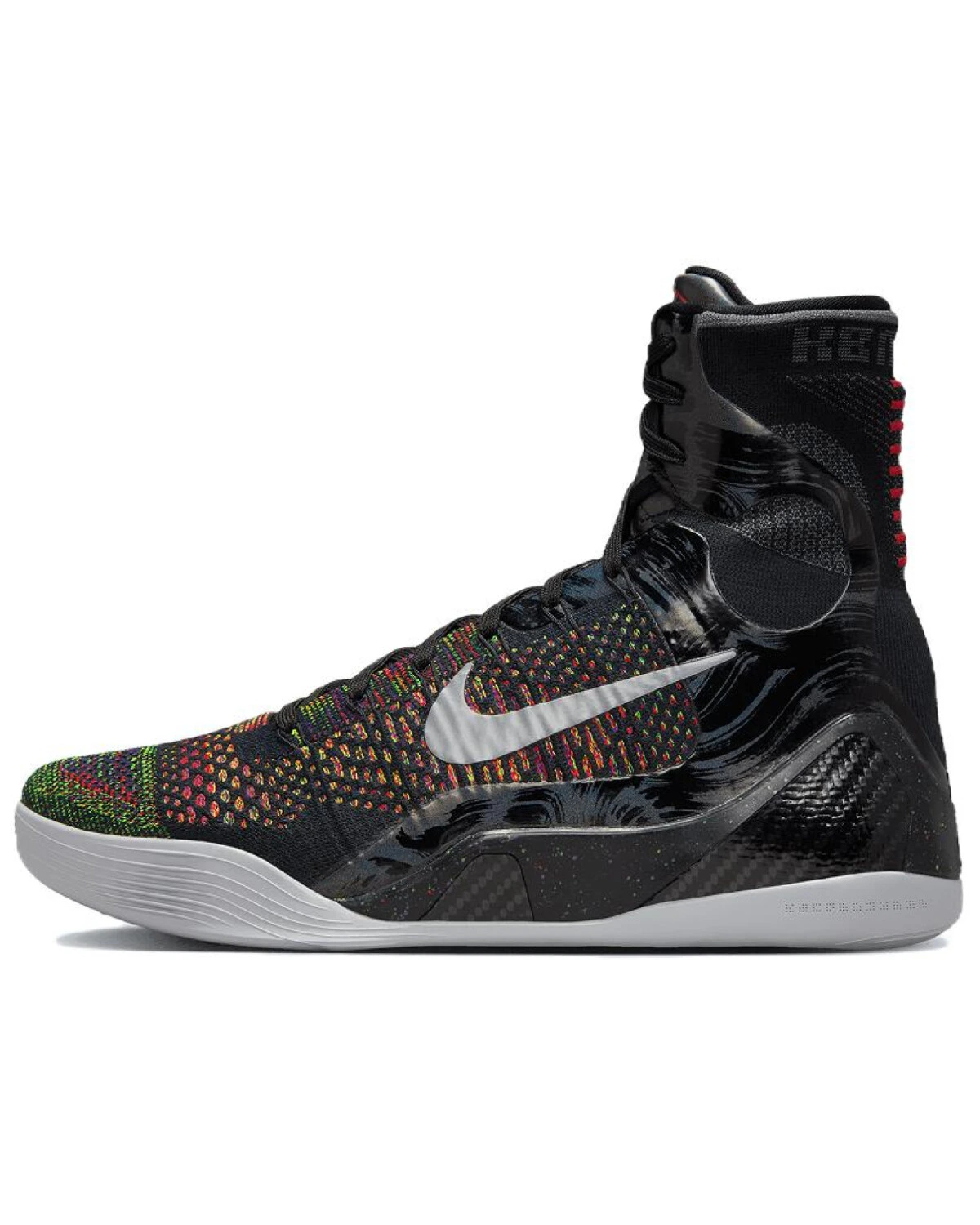 Nike Kobe 9 “Masterpiece” мужские баскетбольные кроссовки черно-серебристо-красные высокие картинка