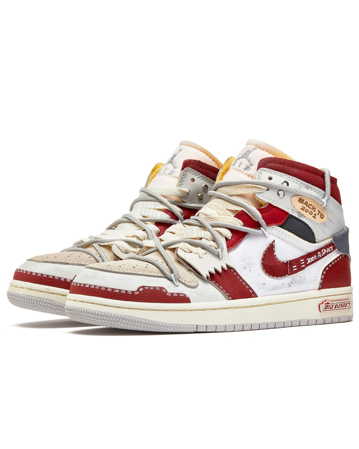 Jordan Air Jordan 1 женские кроссовки ретро баскетбольные красно-белые картинка