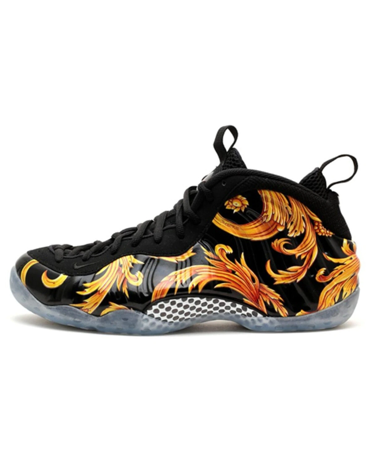 Nike Foamposite One NYC "Black" unisex кроссовки кожаные синие картинка