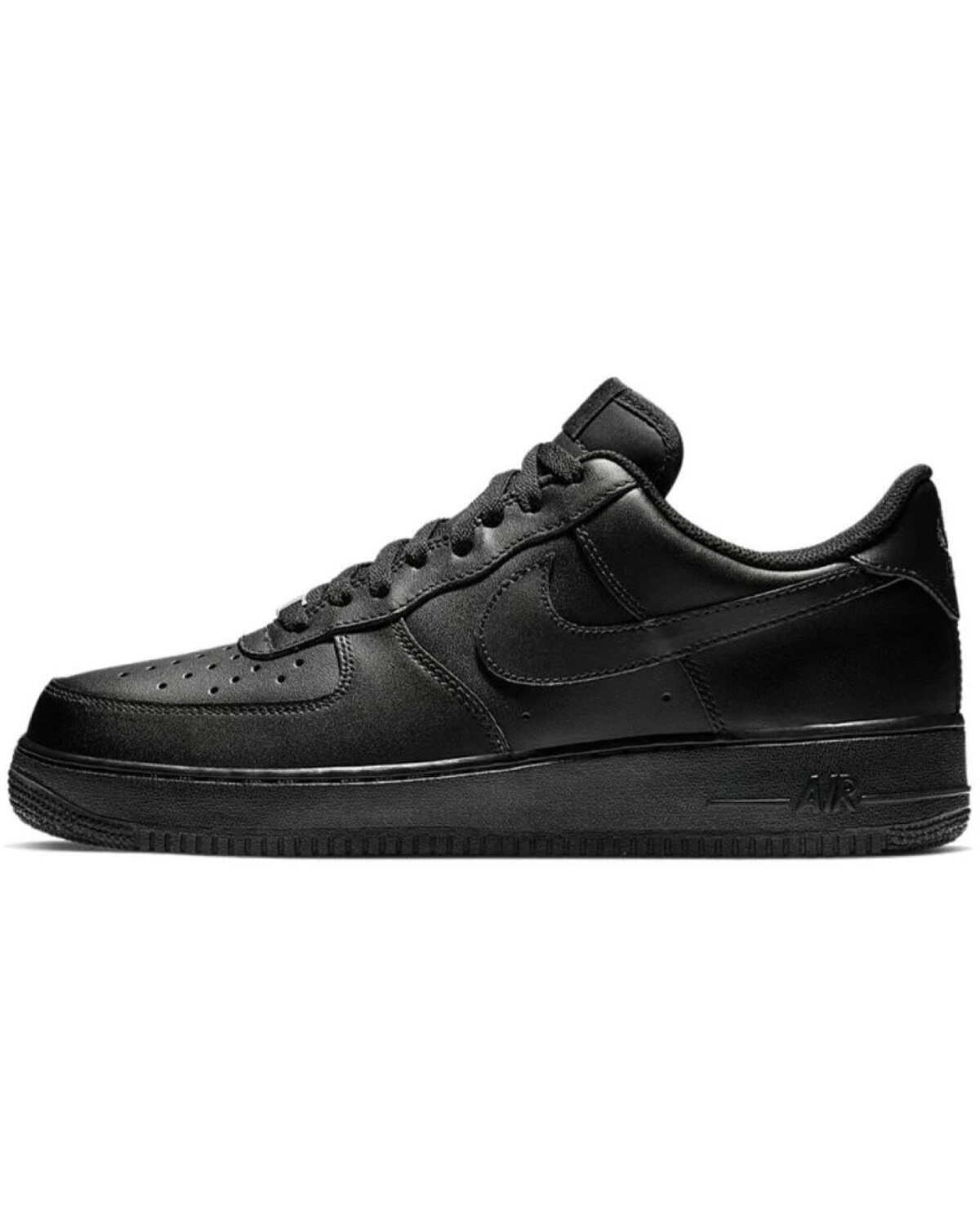 Nike Air Force 1 07 Black Warrior Унисекс кроссовки черные картинка