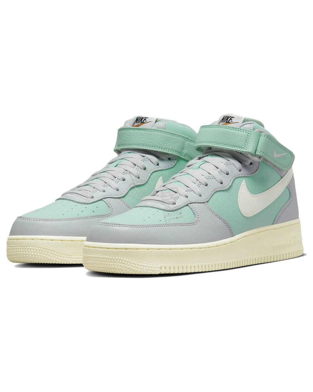 Nike Air Force 1 LX "Enamel Green" мужские кроссовки серо-зеленые картинка