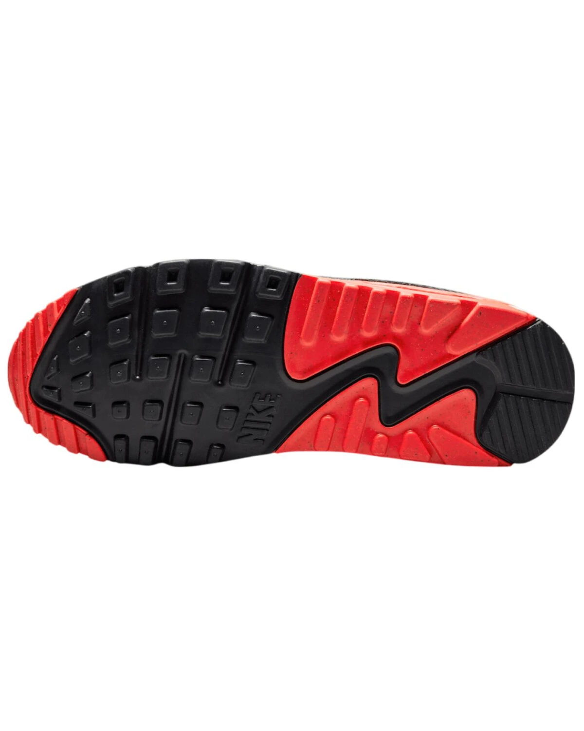 Nike Air Max 90 Premium мужские кроссовки черно-серо-красные повседневные картинка