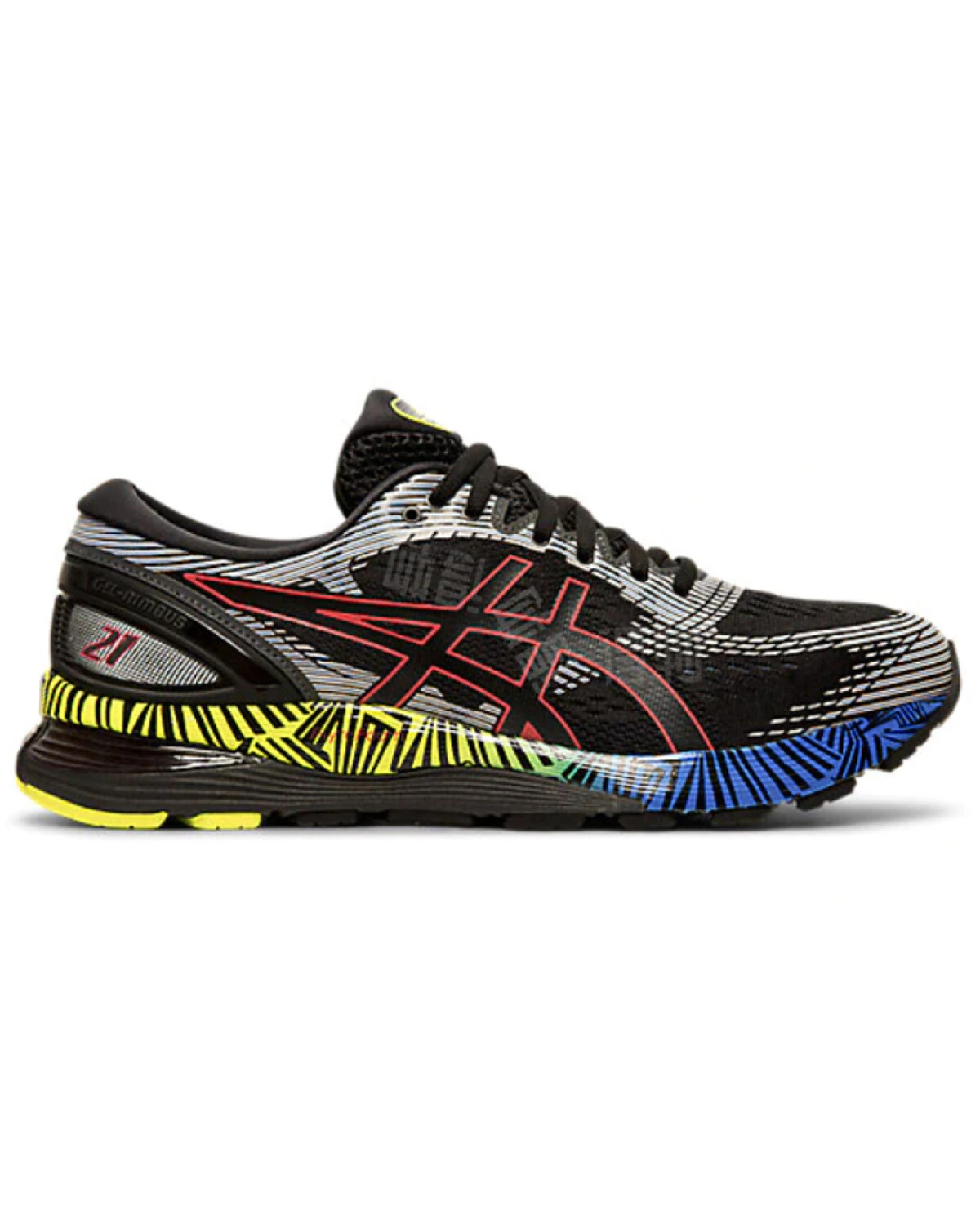 Asics GEL-Nimbus 21 LS мужские кроссовки для бега черные водонепроницаемые картинка