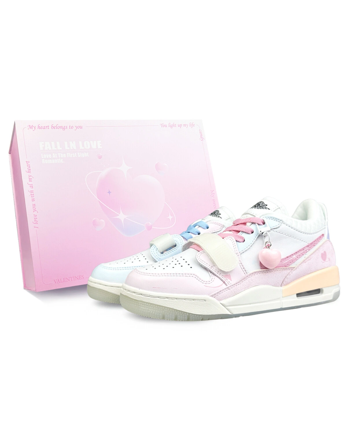 Jordan Legacy 312 Low CNY BNK мужские и женские кроссовки розово-голубые картинка