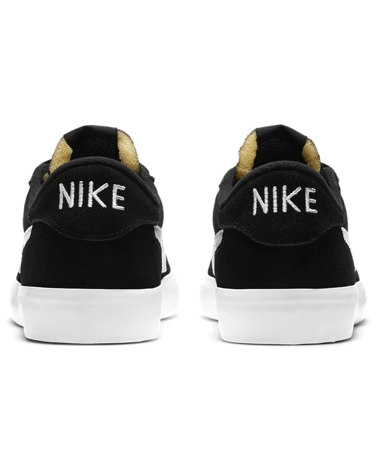 Nike SB Heritage Vulc кроссовки для скейтбординга чёрные с белым картинка