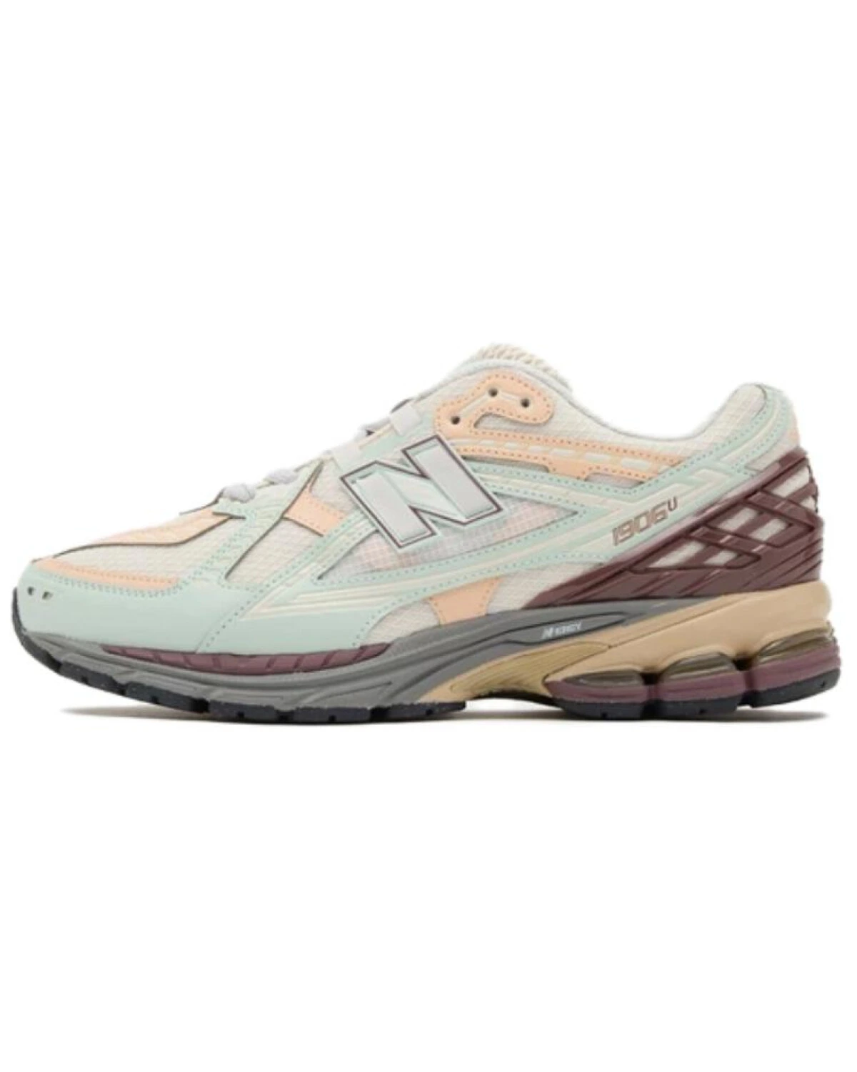 New Balance 1906D мужские беговые кроссовки бежево-циан картинка