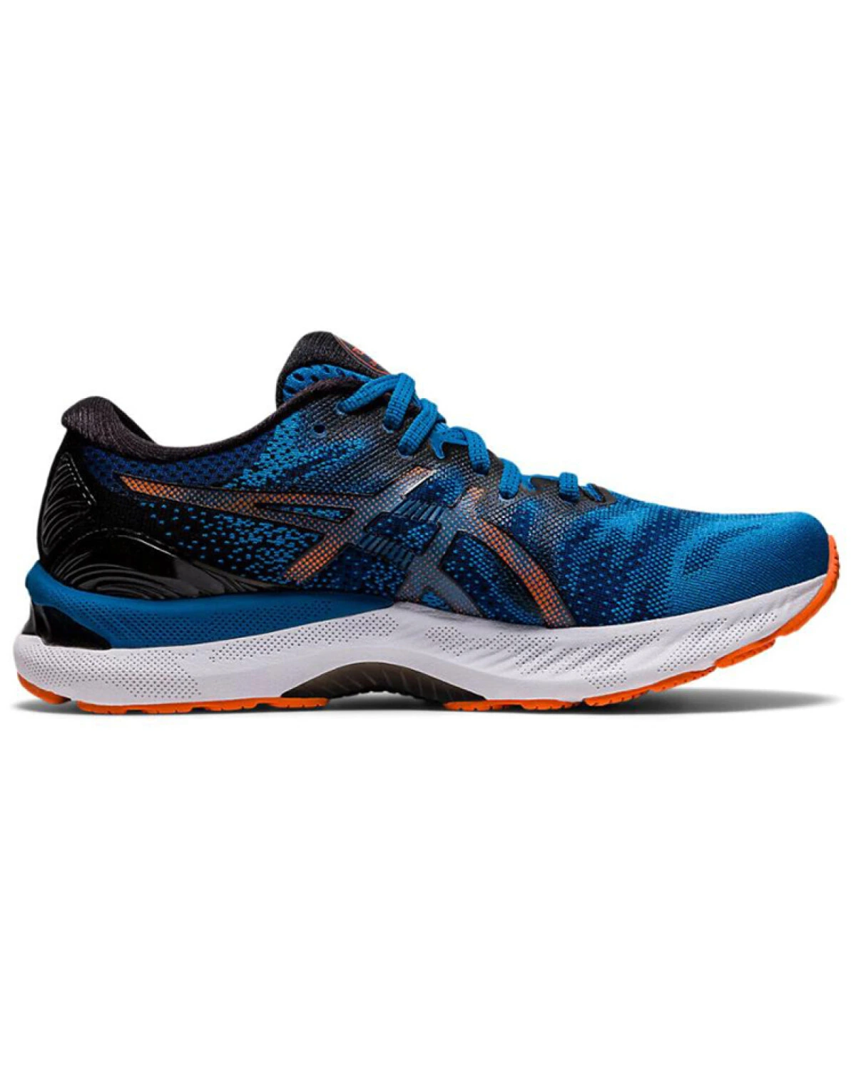 Asics GEL-Nimbus 23 беговые кроссовки с GEL-амортизацией сине-черные картинка