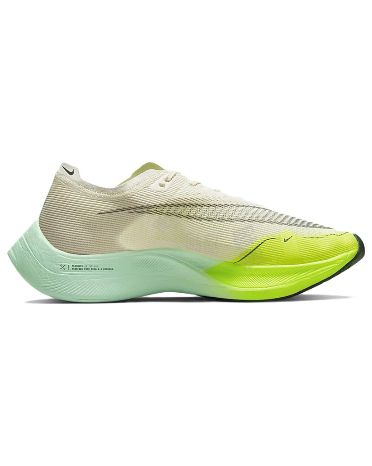 Nike ZoomX Vaporfly Next% 2 мужские кроссовки для марафона с карбоновой пластиной зеленые картинка