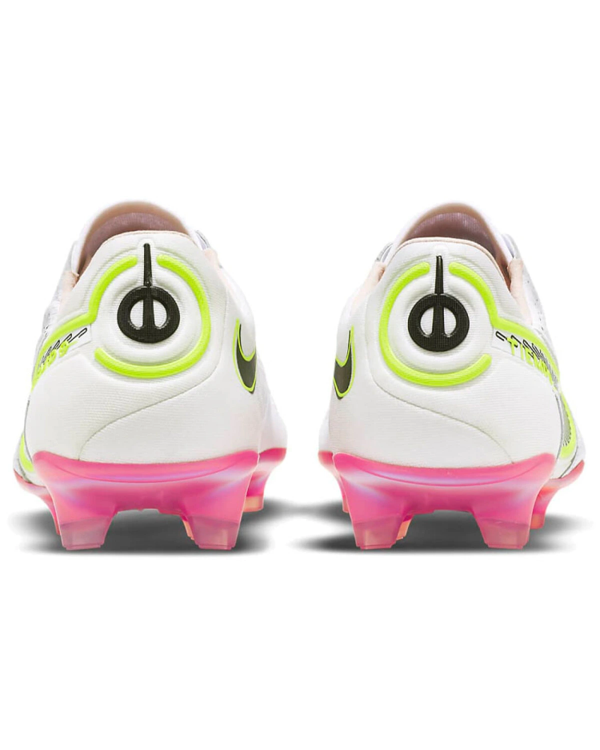 Nike Tiempo Legend 9 Elite unisex футбольные бутсы бело-розовые FG картинка