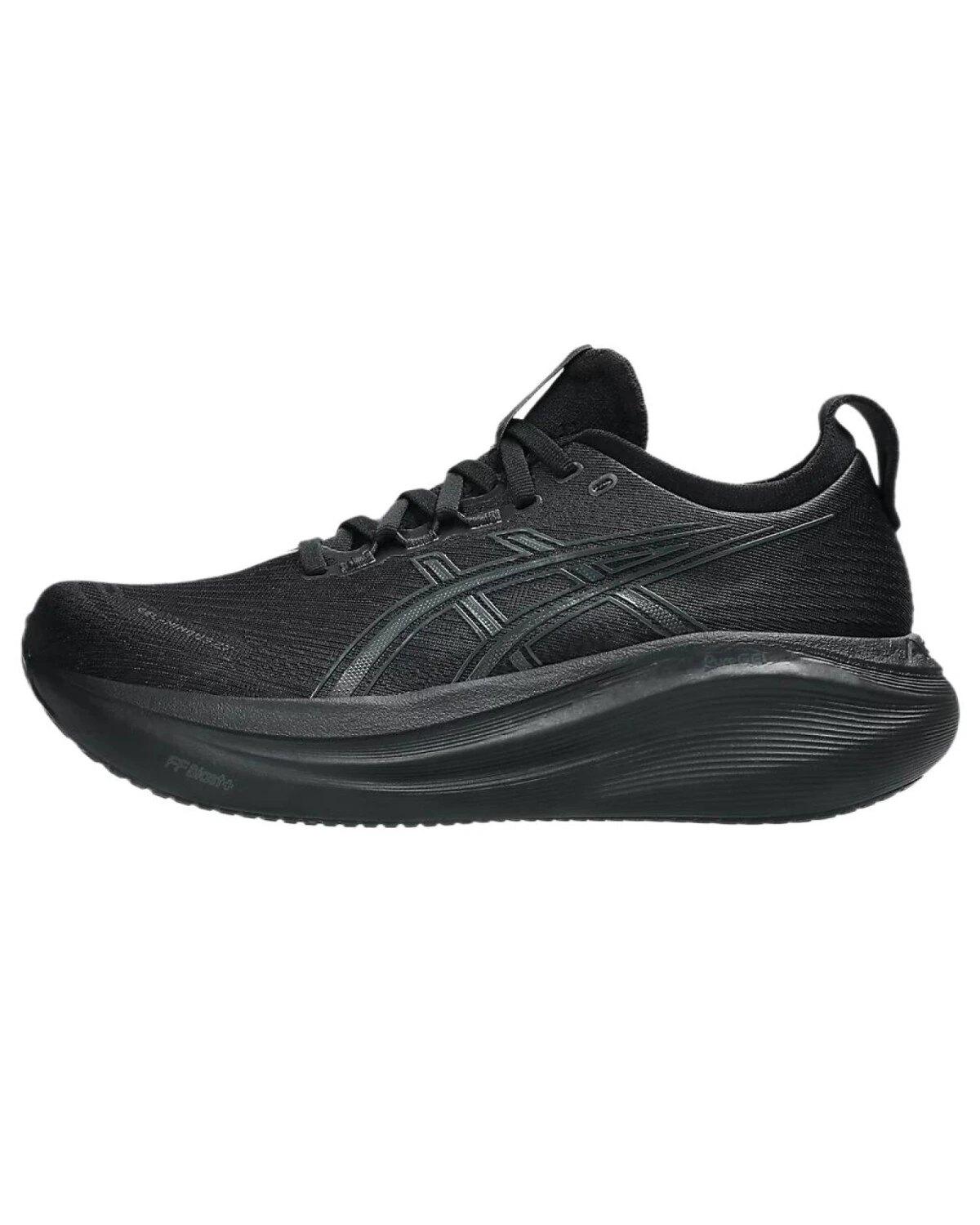 Asics GEL-NIMBUS 27WIDE женские кроссовки для бега черно-серые картинка