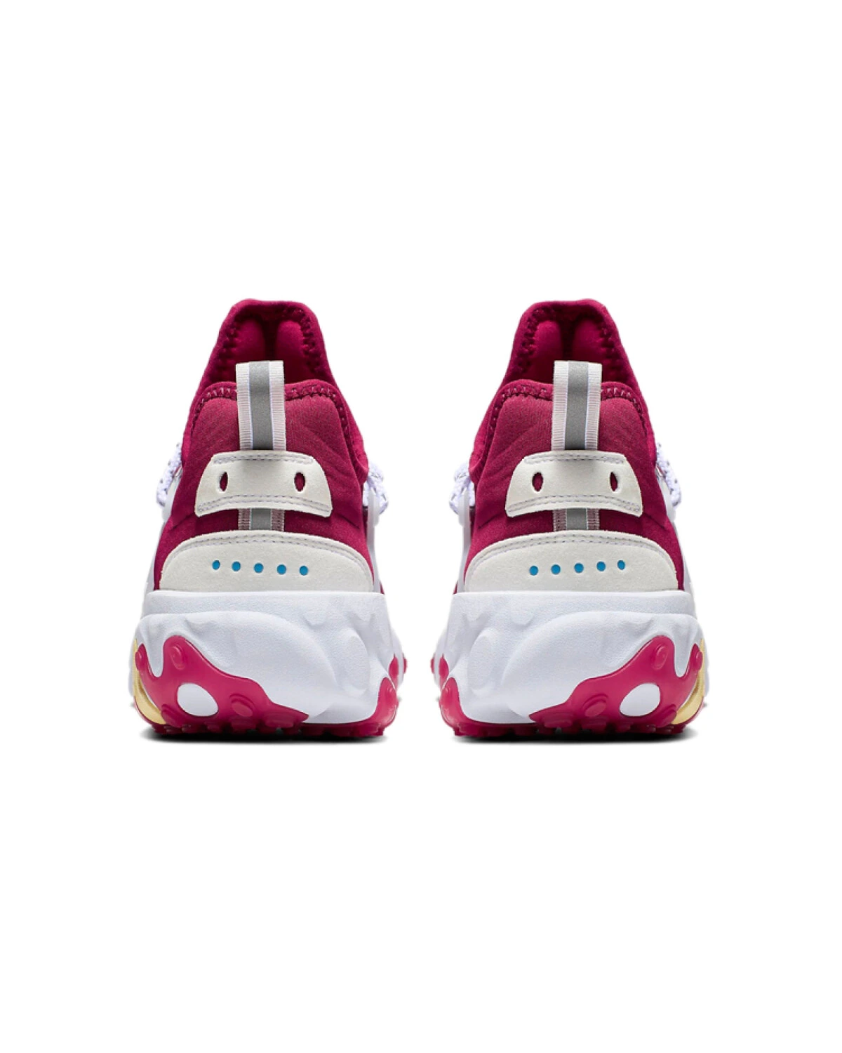 Nike React Presto детские повседневные нескользящие кроссовки бело-красные картинка