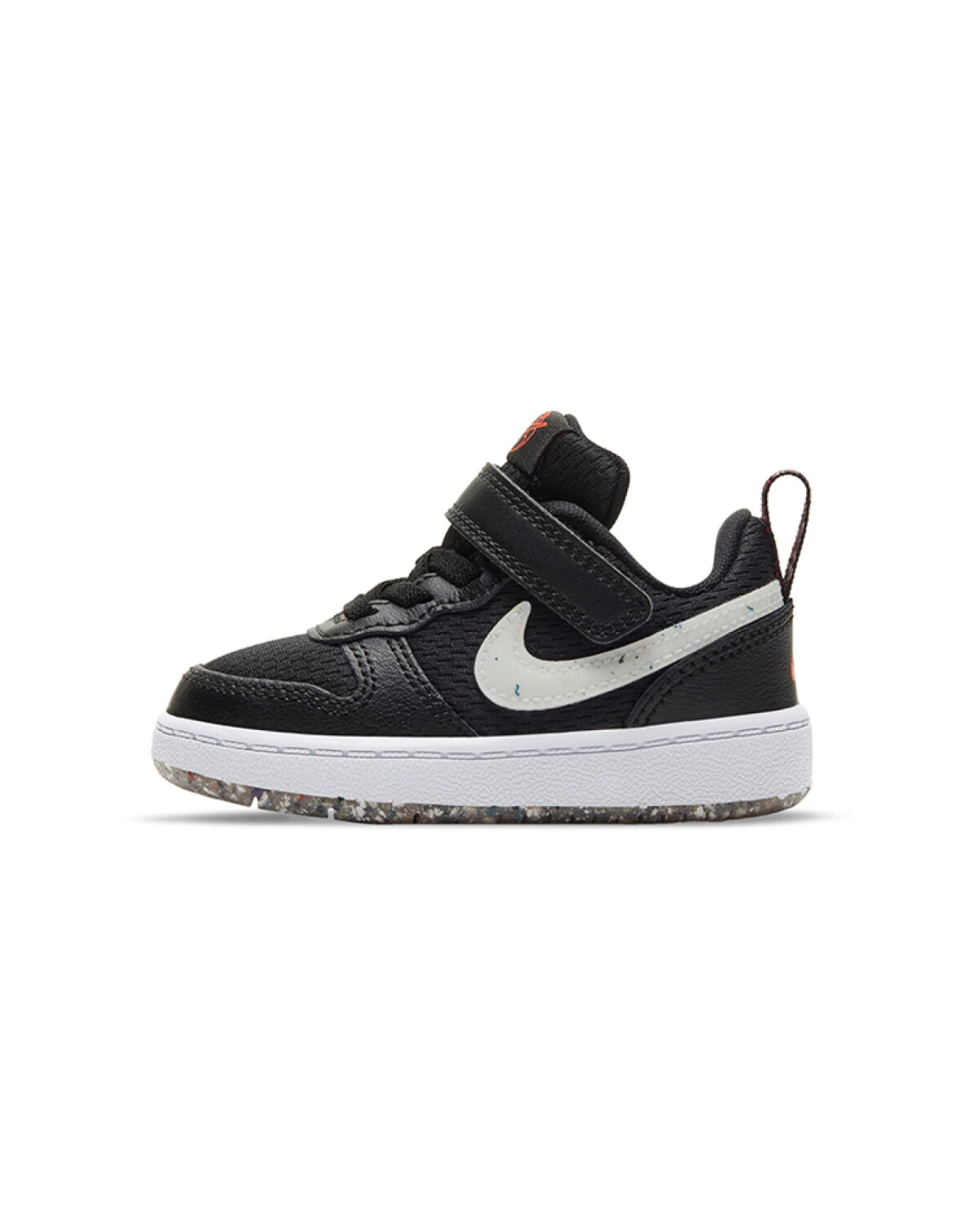 Nike Court Borough Low 2 SE детские кеды черно-белые с амортизацией картинка