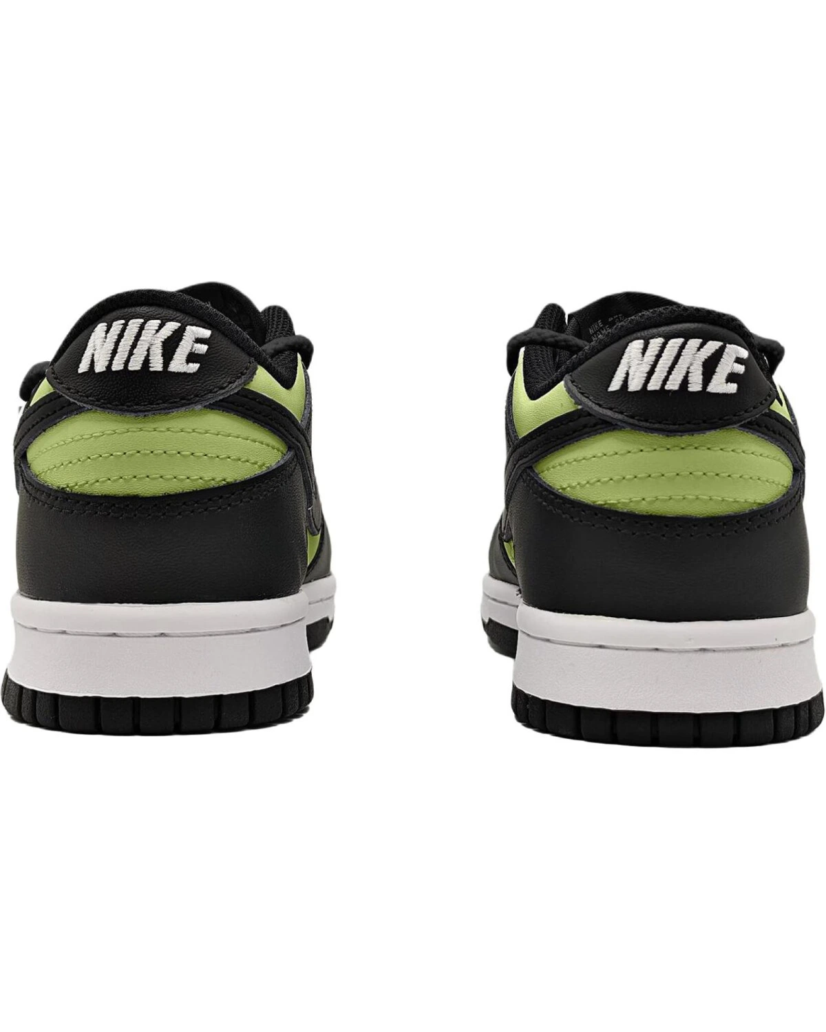 Nike Dunk детские кроссовки из натуральной кожи черные с амортизацией картинка