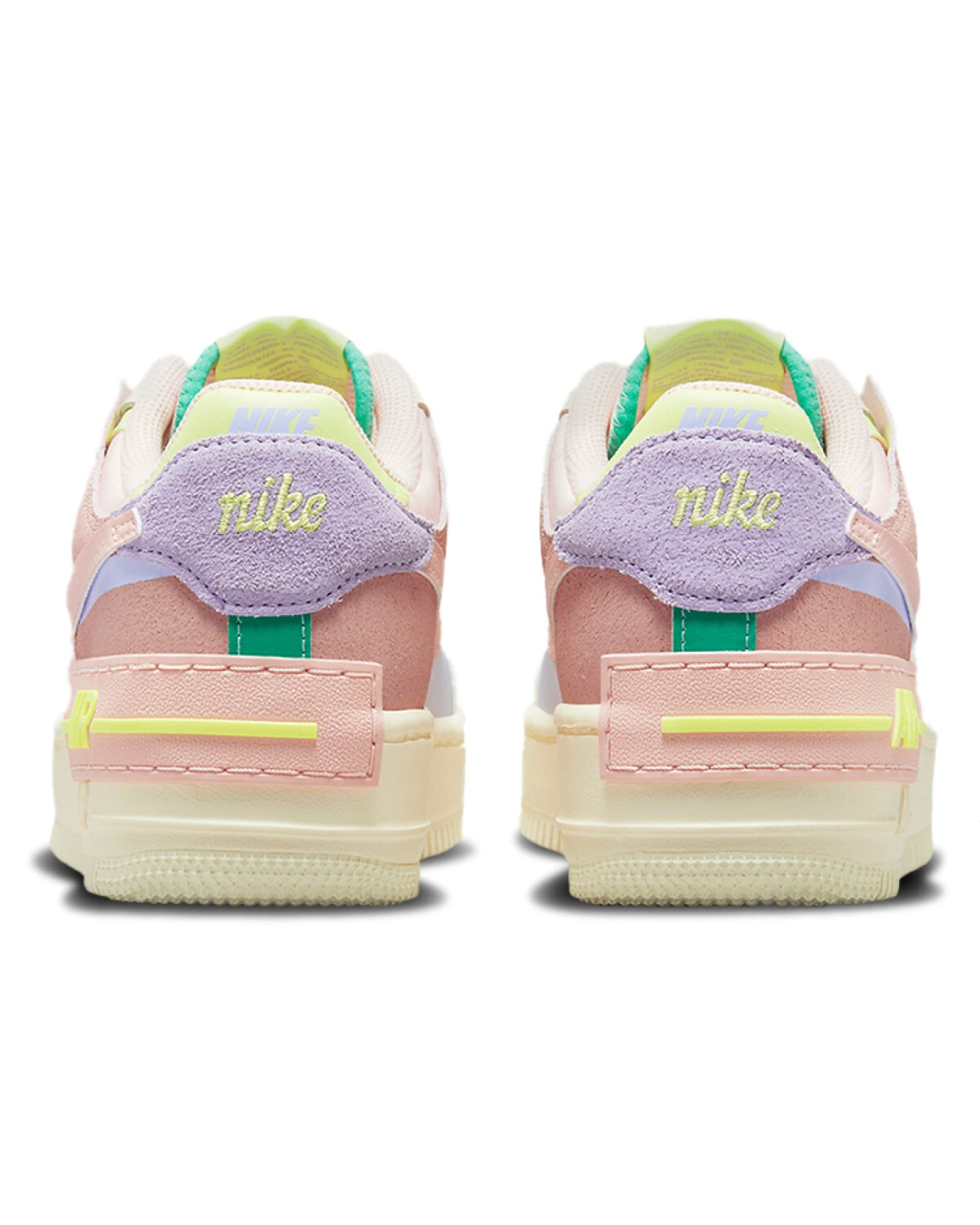Nike Air Force 1 Shadow Cashmere женские кроссовки пастельные розовые картинка