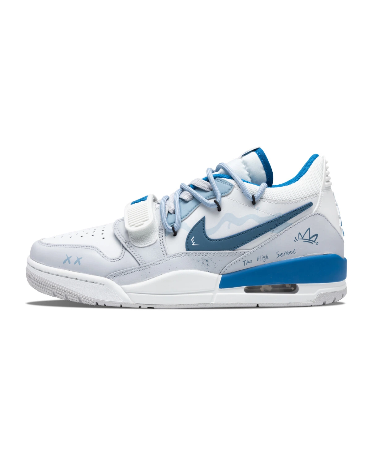 Jordan Legacy 312 мужские спортивные кроссовки американский хай-стрит сине-серые картинка