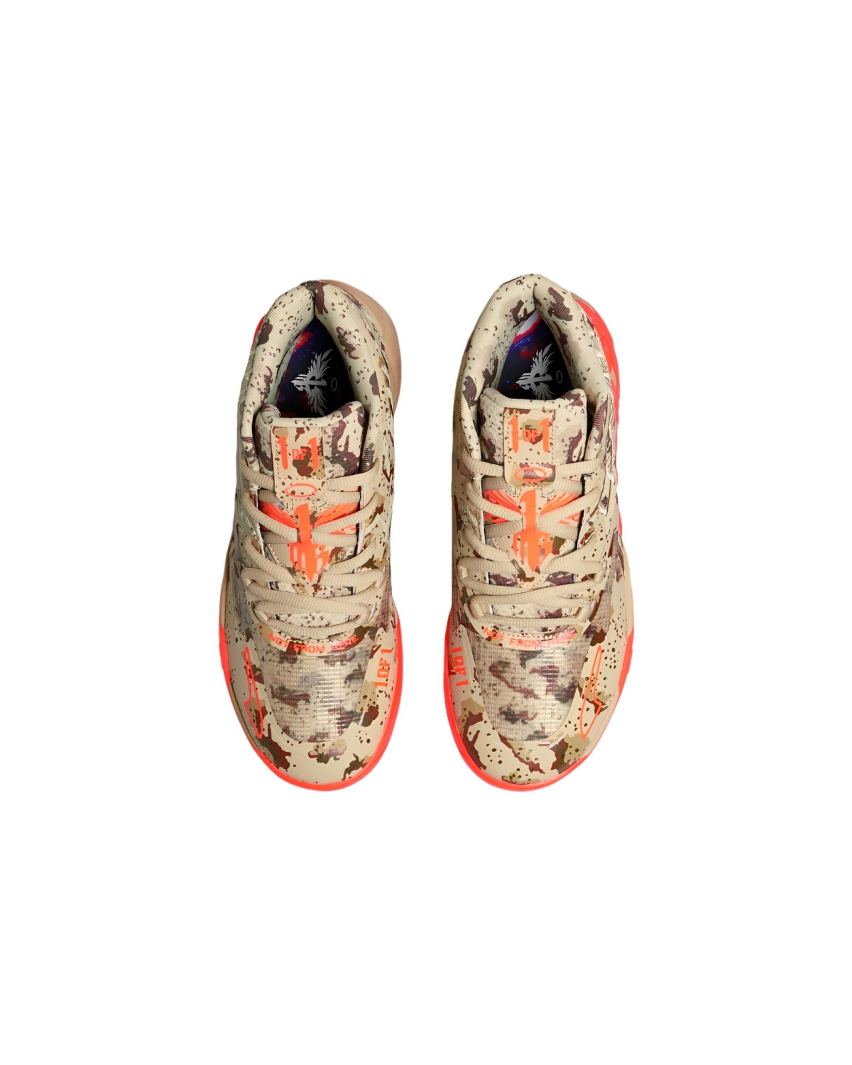PUMA MB.01 унисекс баскетбольные кроссовки из текстиля коричнево-бежевые картинка