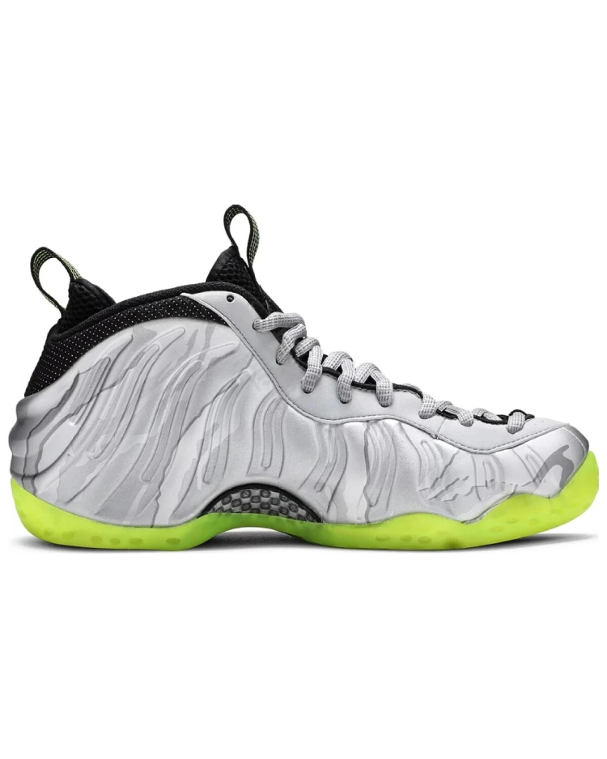Nike Foamposite One мужские баскетбольные кроссовки серебряные с амортизацией картинка