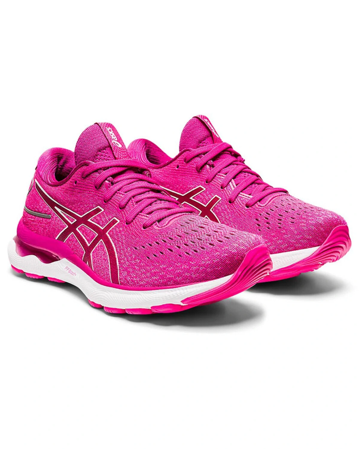 Asics GEL-Nimbus 24 женские кроссовки для марафона с амортизацией розовые картинка