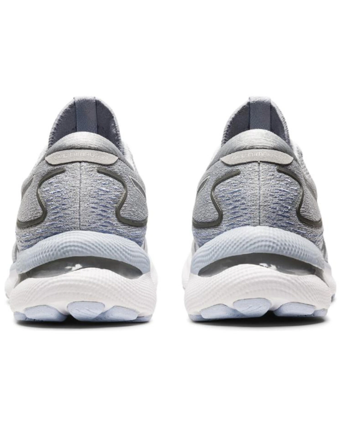 Asics GEL-Nimbus 24 женские кроссовки для бега серые с амортизацией картинка