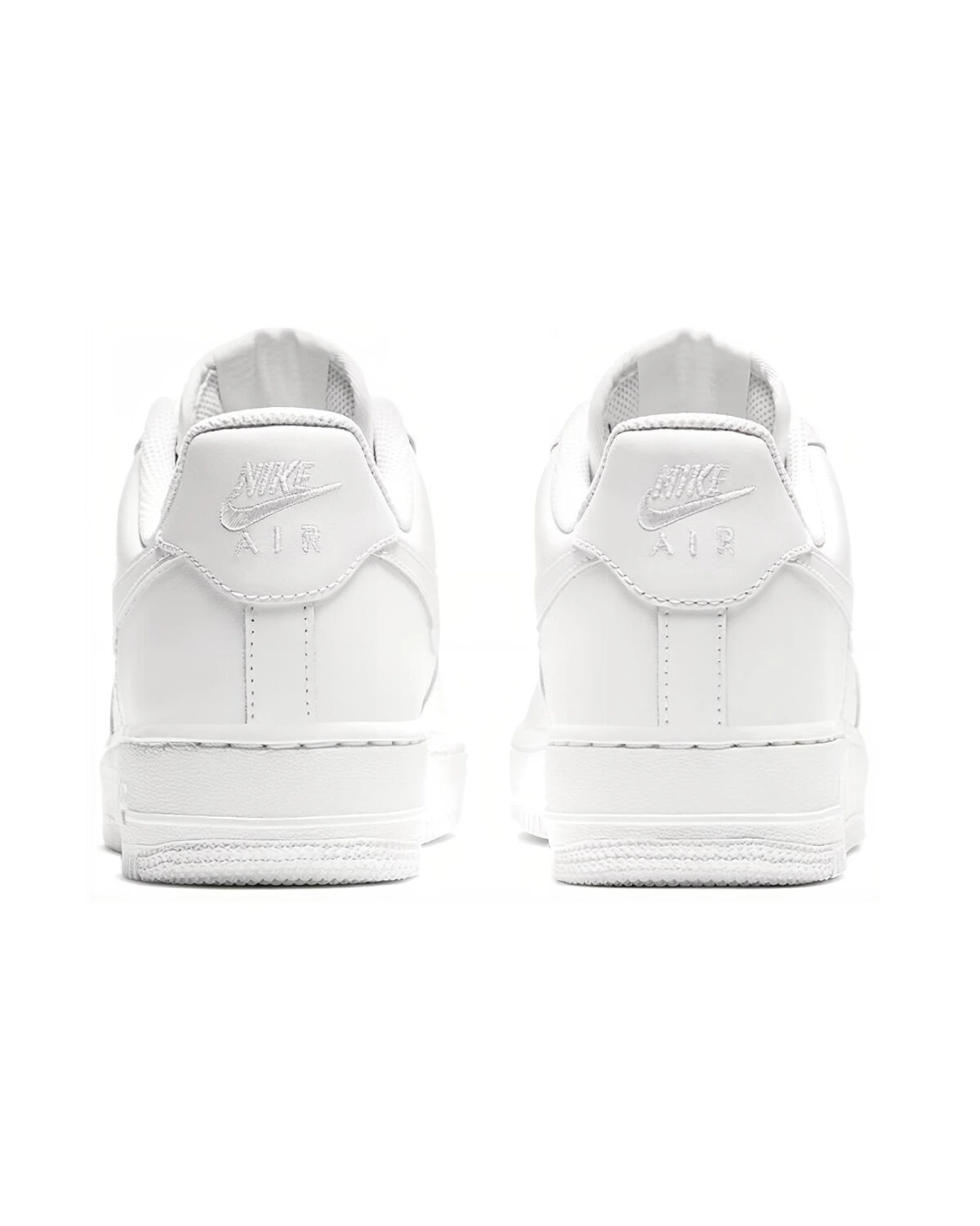 Nike Air Force 1 Triple White женские кроссовки белые кожаные картинка