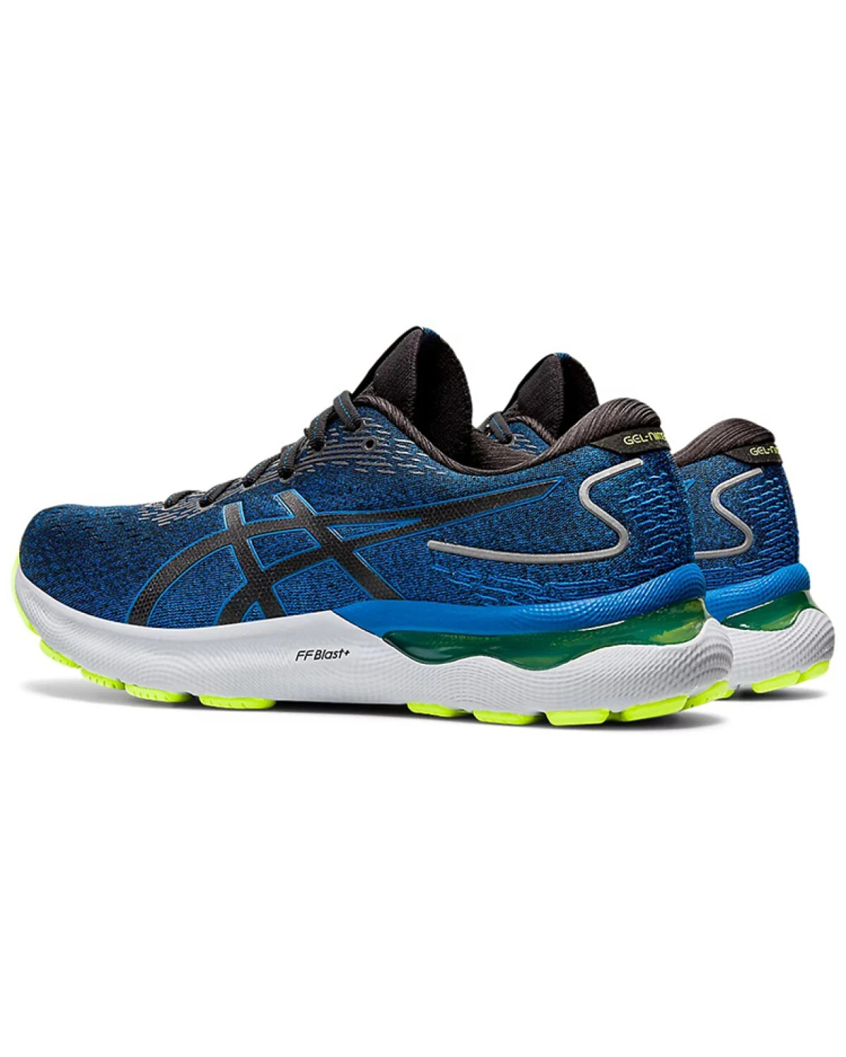 Asics GEL-Nimbus 24 мужские спортивные кроссовки синие с амортизацией и легким весом картинка