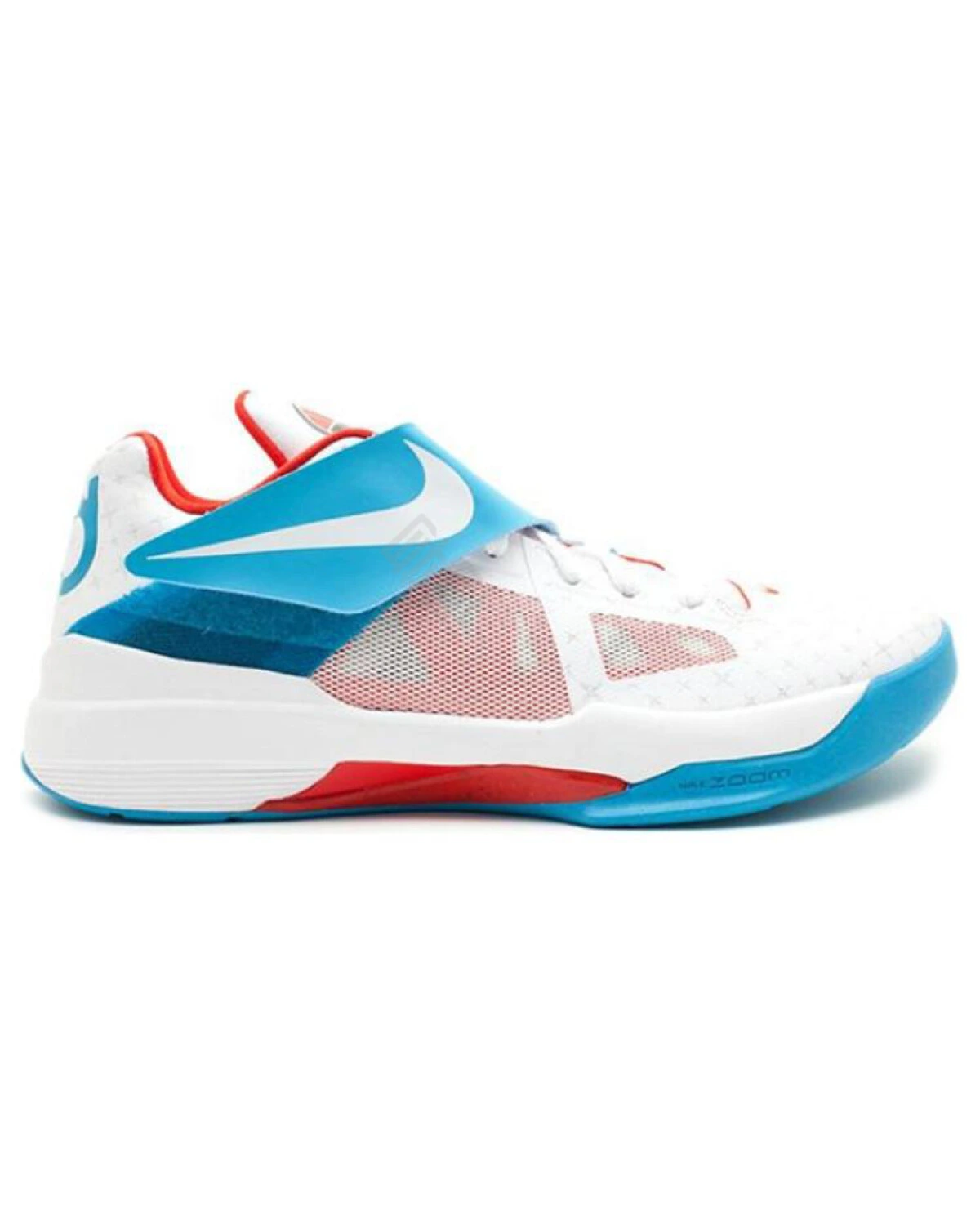 Nike KD 4 N7 "White" мужские баскетбольные кроссовки белые с амортизацией картинка