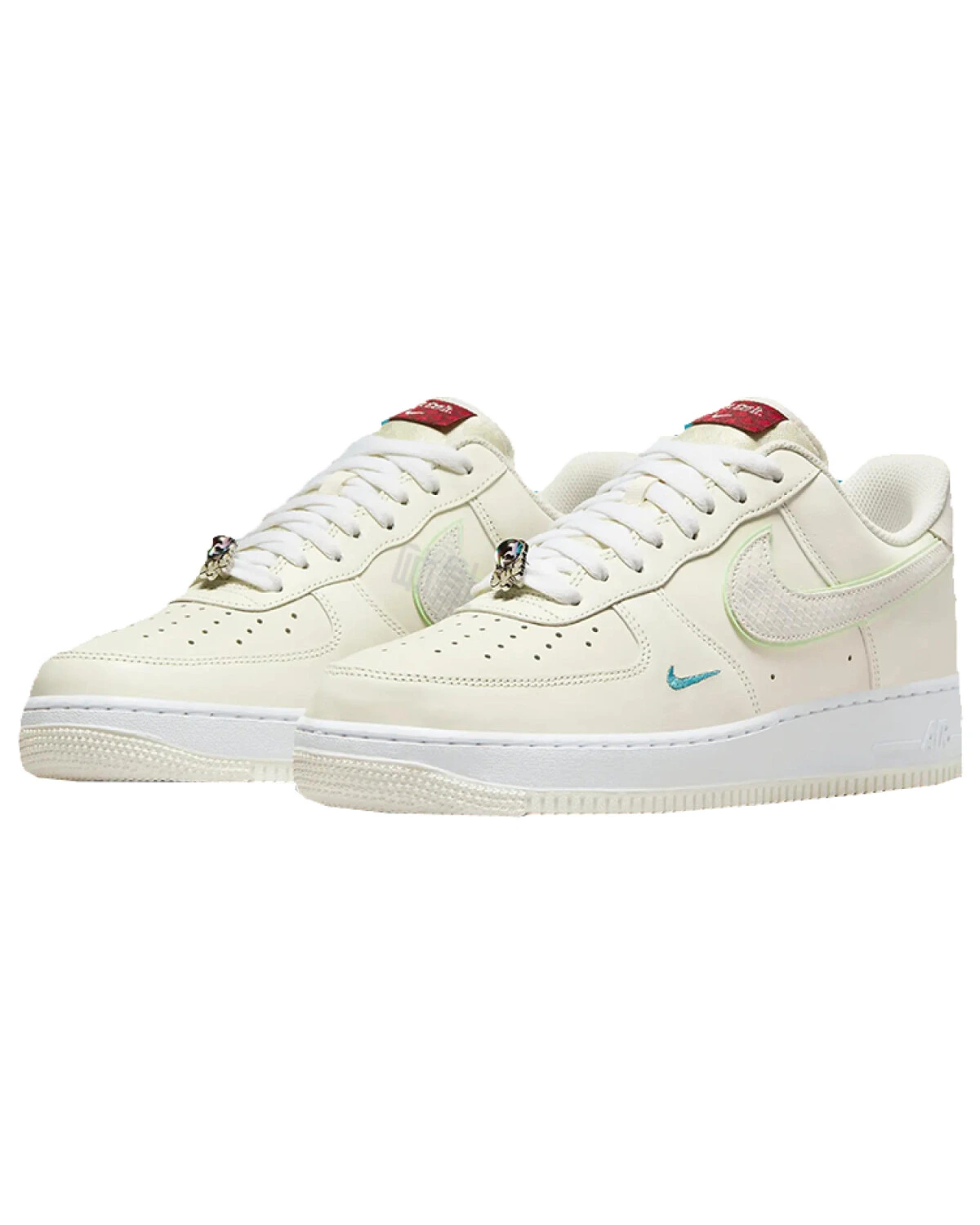 Nike Air Force 1 Unisex кроссовки из натуральной кожи бежевые картинка