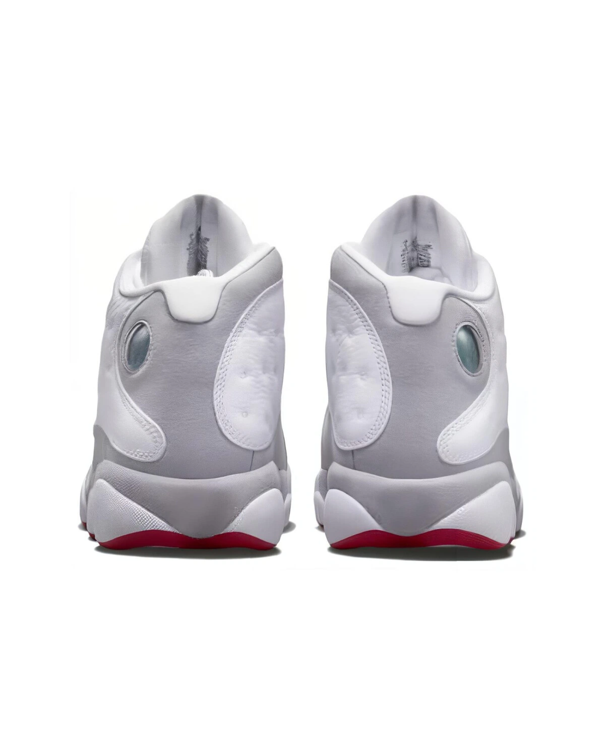 Jordan Air Jordan 13 унисекс кроссовки кожаные бело-серые картинка