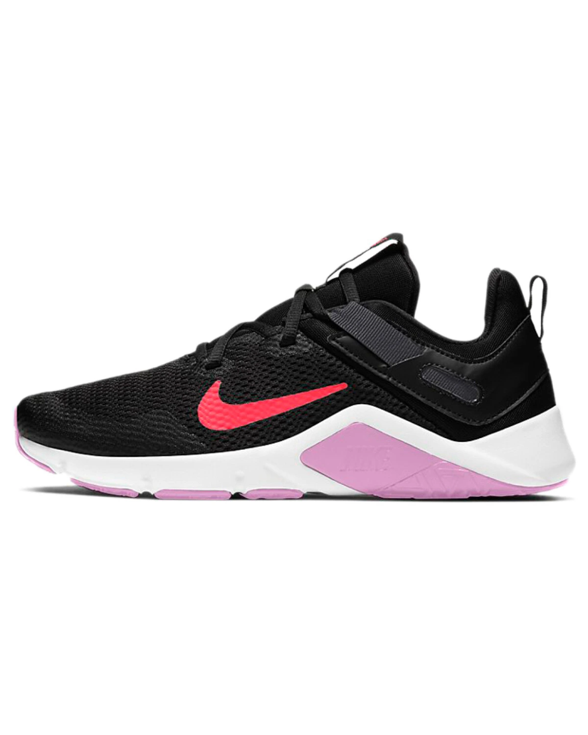 Nike Legend Essential женские тренировочные кроссовки черно-розовые картинка