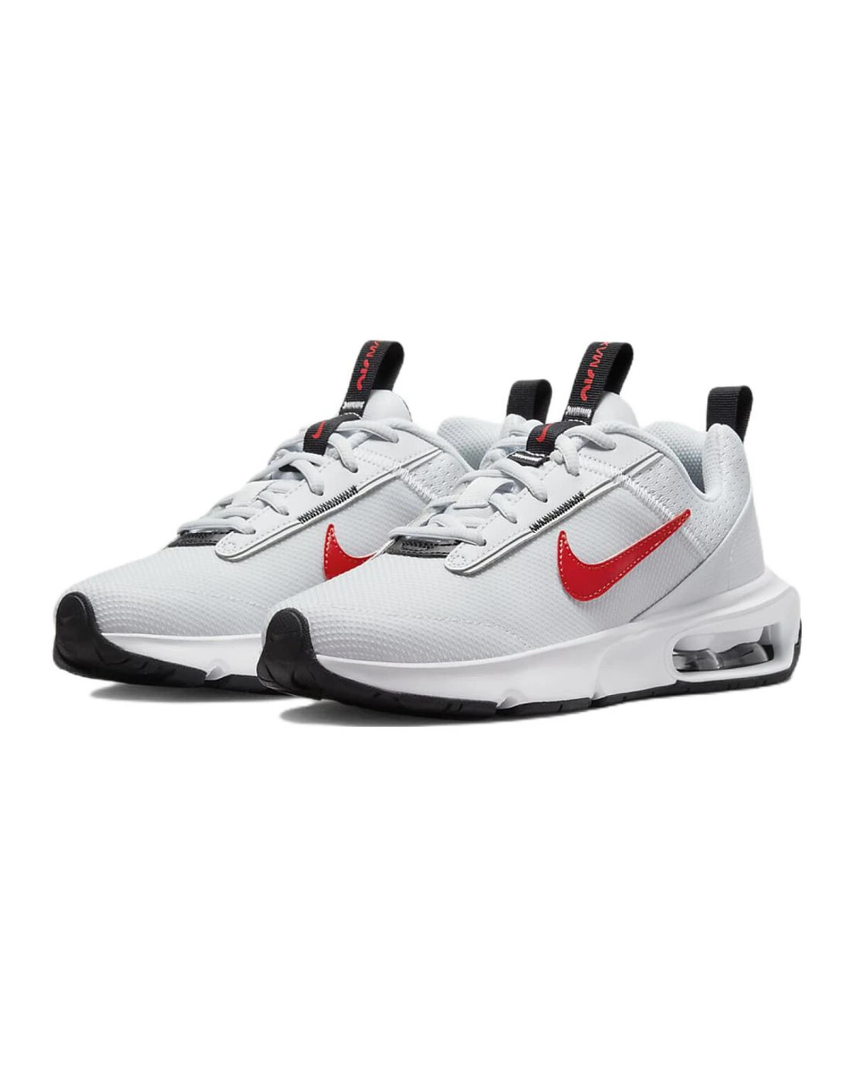 Nike Air Max INTRLK Lite детские кроссовки серо-красные с амортизацией картинка