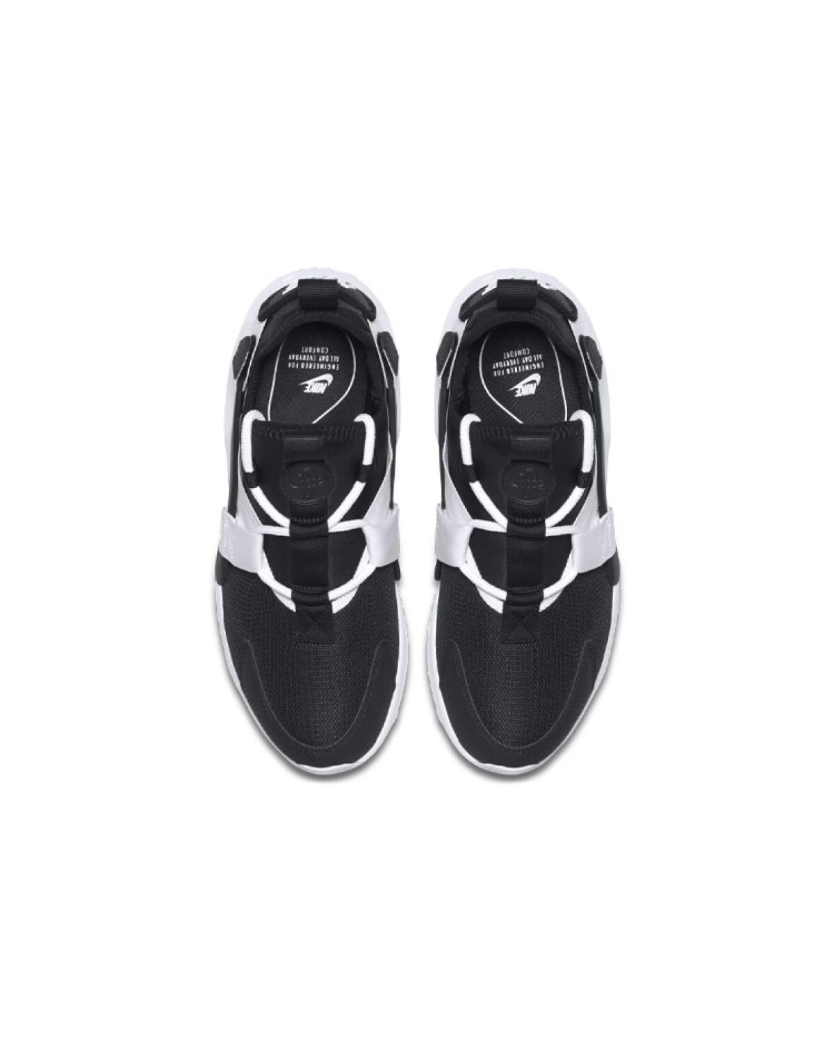 Nike Air Huarache City Low женские кроссовки черно-белые повседневные картинка