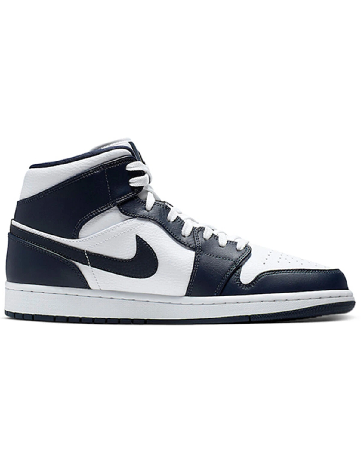 Jordan Air Jordan 1 Obsidian мужские кроссовки кожаные сине-белые картинка
