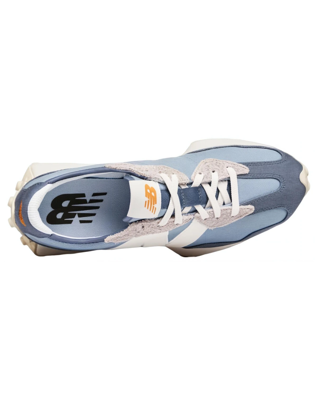 New Balance 327 unisex кроссовки беговые сине-белые картинка