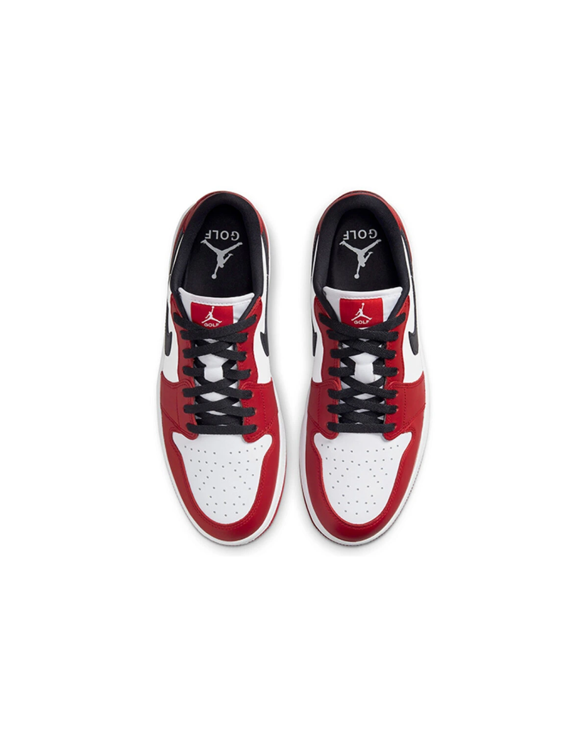 Jordan Air Jordan 1 unisex кроссовки кожаные красно-белые картинка