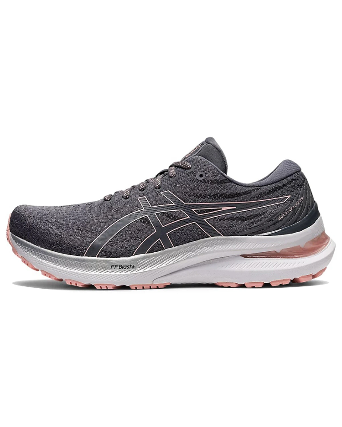 Asics GEL-KAYANO 29 женские кроссовки для бега с амортизацией серо-розовые картинка