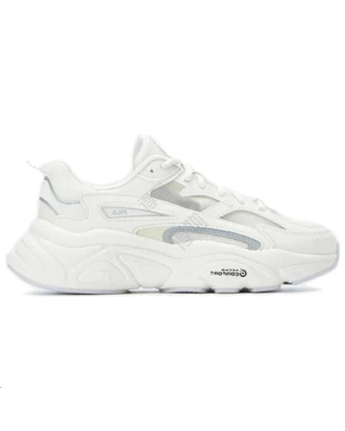 FILA Mars 1 женские повседневные кроссовки кожаные бело-серые картинка