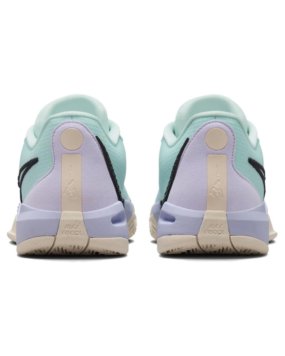 Nike Sabrina 1 женские спортивные кроссовки серебристо-зеленые картинка