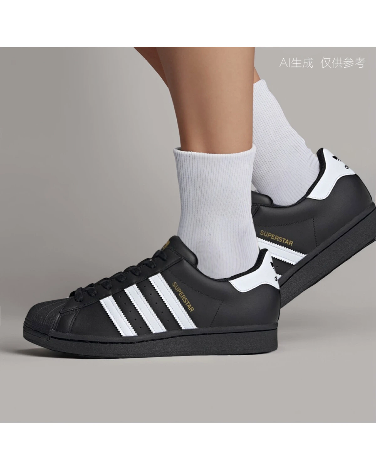 Adidas Originals SUPERSTAR unisex кеды классические черно-белые картинка