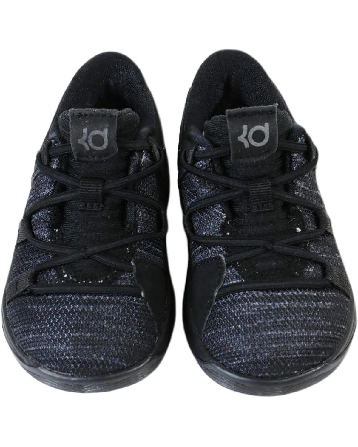 Nike KD 10 детские кроссовки черные удобные для первых шагов картинка