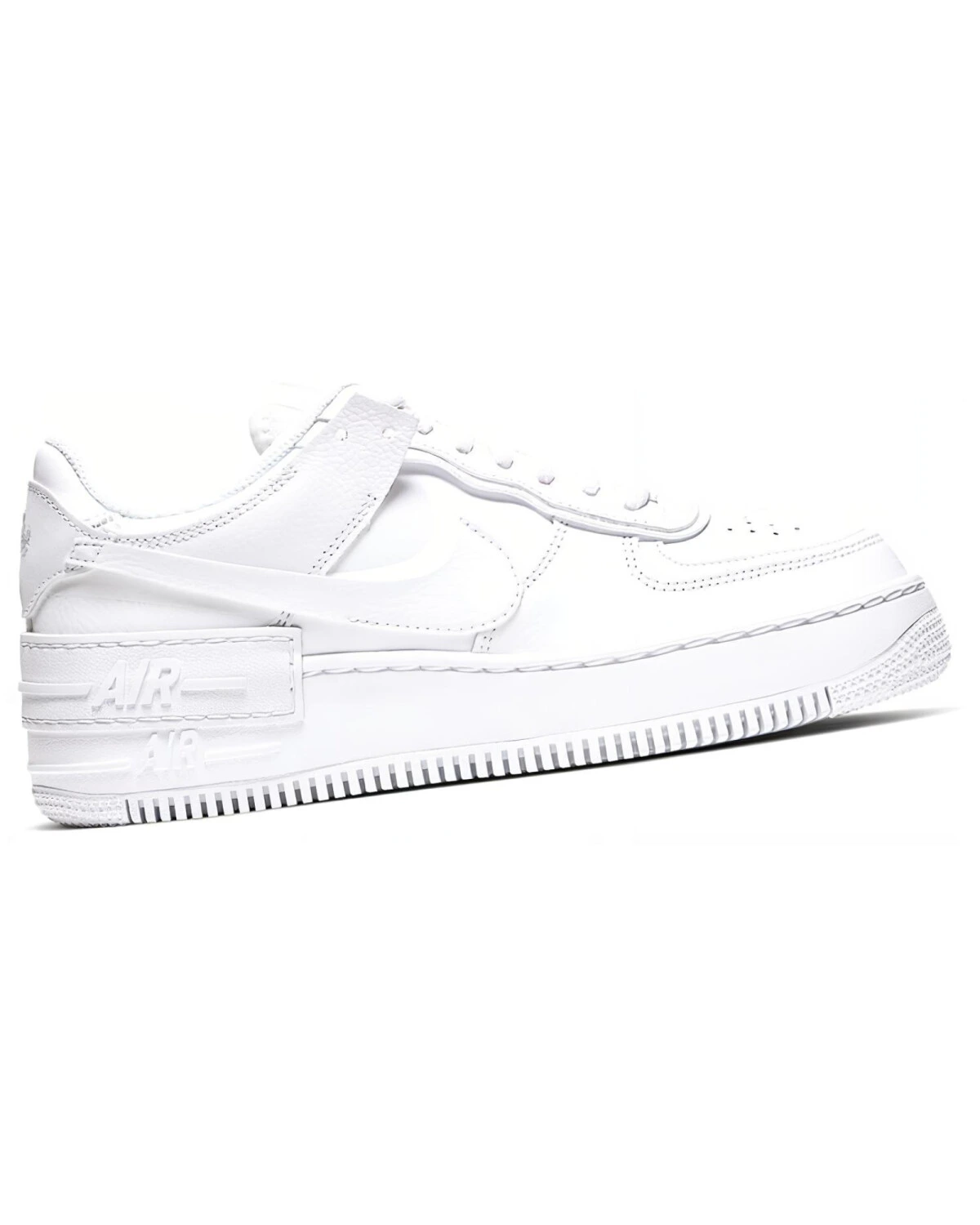 Nike Air Force 1 low Shadow женские кроссовки противоскользящие белые картинка